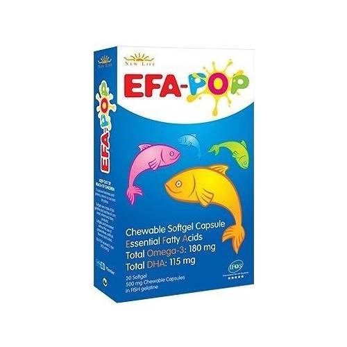 New Life Efa-Pop Omega 3 30 Kapsül Balık Yağı