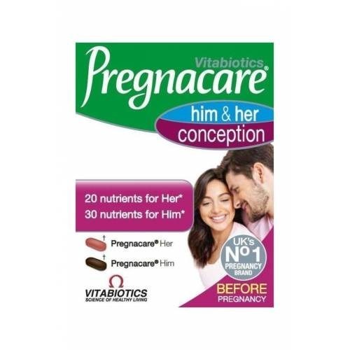Vitabiotics Pregnacare Him and Her Conception 60 Tablet