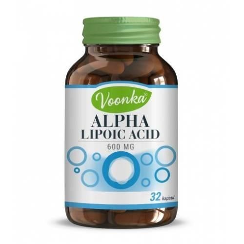 Voonka Alpha Lipoic Acid 600 mg 32 Kapsül