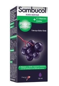Sambucol Plus Şekersiz Likit Kara Mürver Esktresi 120 ml