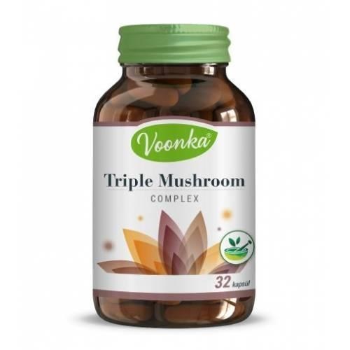 Voonka Triple Mushroom Complex 32 Kapsül