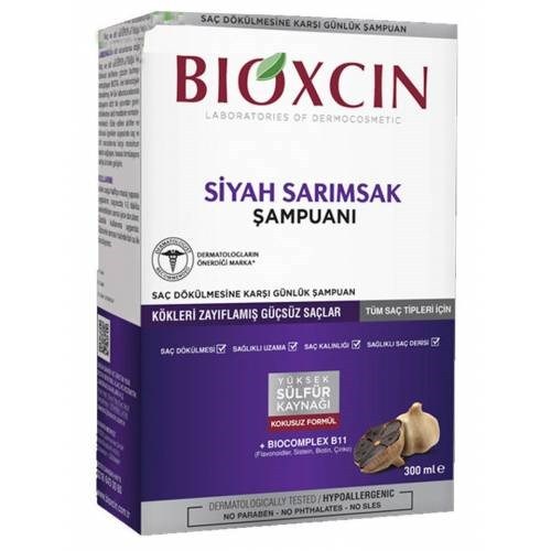 Bioxcin Saç Dökülmesine Karşı Siyah Sarımsak 300 ml Şampuan
