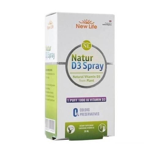 New Life Natur D3 1000 IU Sprey 20 ml