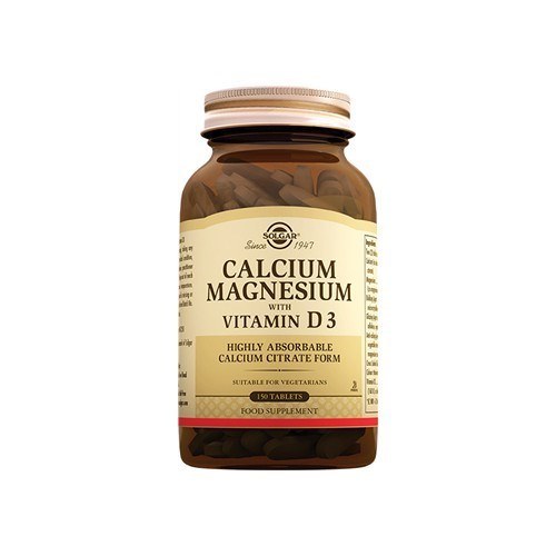 Solgar Calcium Magnesium With Vitamin D3 150 Tablet