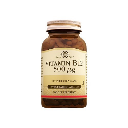 Solgar Vitamin B12 500 Mg 50 Kapsül