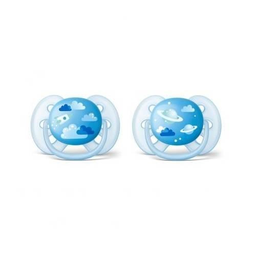 Philips Avent SCF222/22 Ultra Soft 2'li 6-18 Ay Emzik Mavi