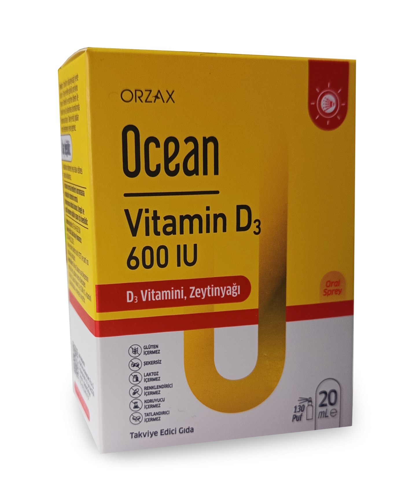 Ocean Vitamin D3 600 IU Sprey 20ml