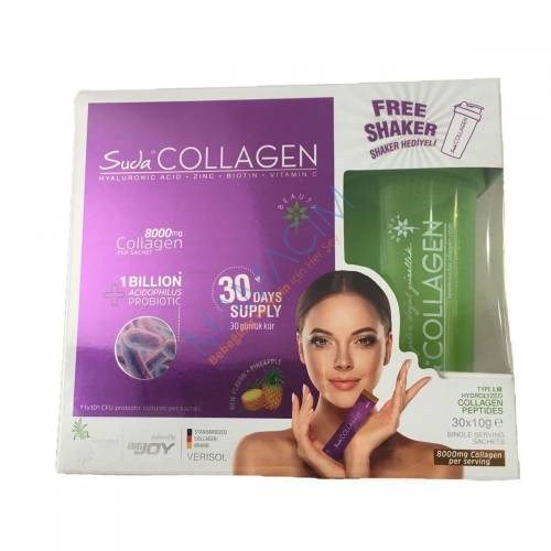 Suda Collagen + Probiotic Ananas (Pineapple) Saşe 30x10 Gr