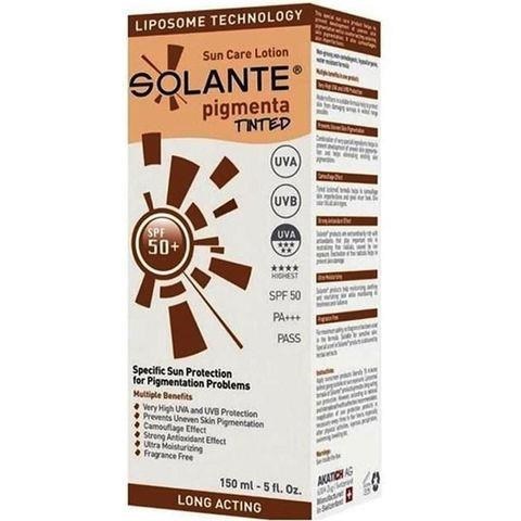 Solante Pigmenta Tinted Güneş Koruyucu Losyon Spf 50 150 ml