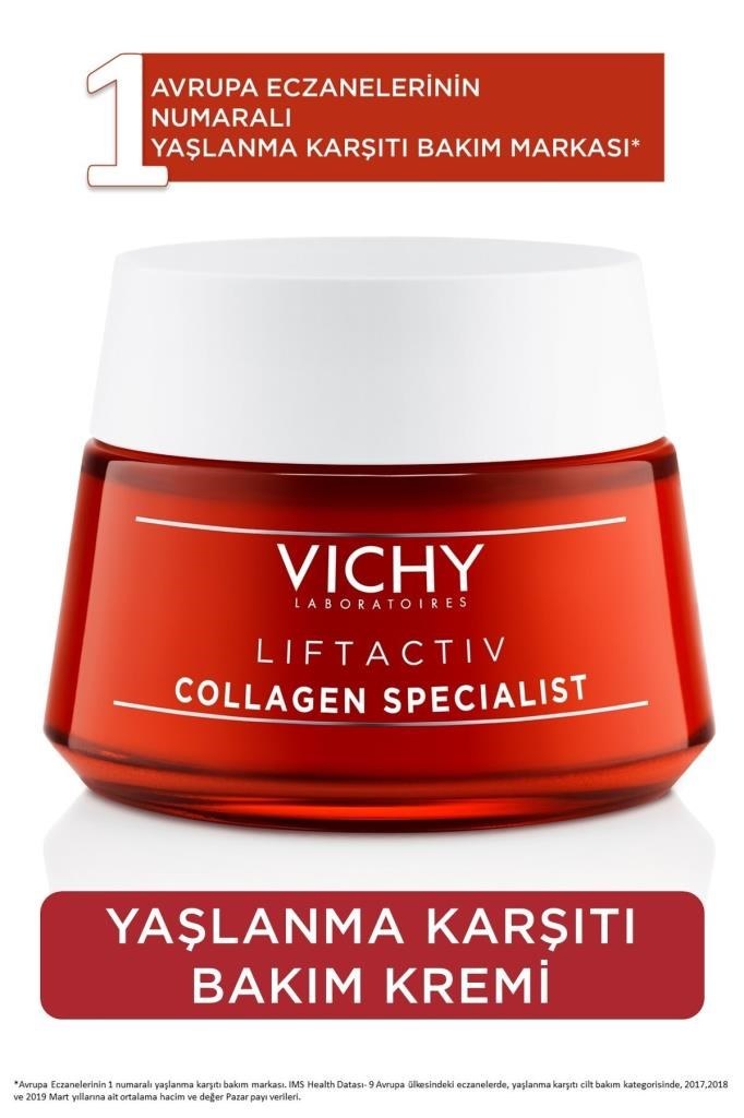 Vichy Liftactiv Hyalu Collagen Specialist 50 ml Yaşlanma Karşıtı Bakım Kremi