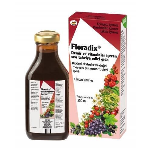 Floradix Demir Ve Vitaminler İçeren Sıvı Takviye Edici Gıda 250 ml