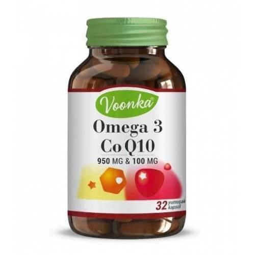 Voonka Omega 3 Co Q10 32 Kapsül