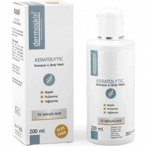 Dermoskin Keratolytic Shampoo Body Wash 200 ml Şampuan