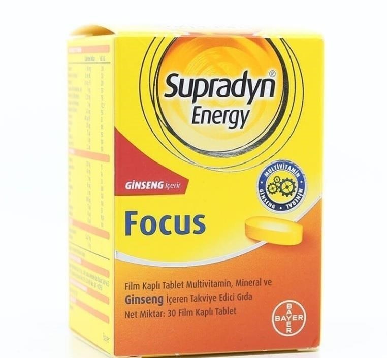 Supradyn Energy Focus 30 Tablet