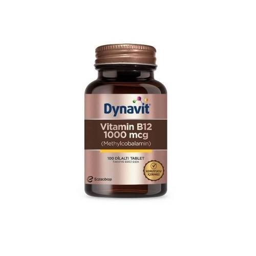 Dynavit Vitamin B12 1000 mcg 100 Dilaltı Tableti