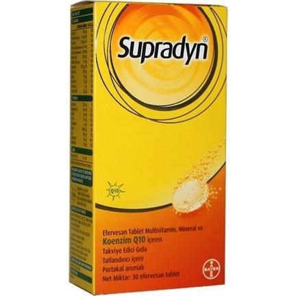 Supradyn Daily Koenzim Q10 Efervesan 30 Tablet
