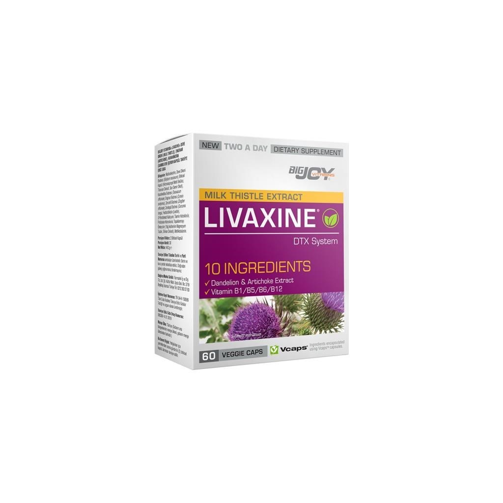 BigJoy Livaxine Milk Thistle Extract 60 Veggie Kapsül