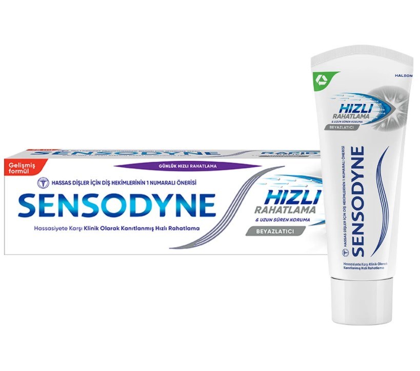 Sensodyne Hızlı Rahatlama Beyazlatıcı 75 ml Diş Macunu