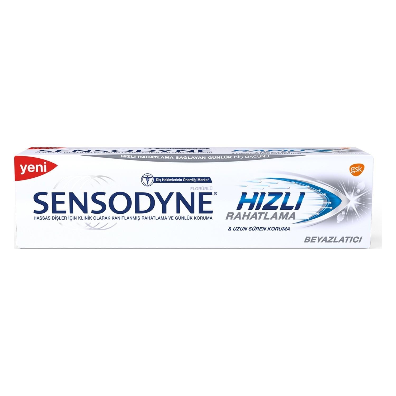 Sensodyne Hızlı Rahatlama Beyazlatıcı 75 ml Diş Macunu