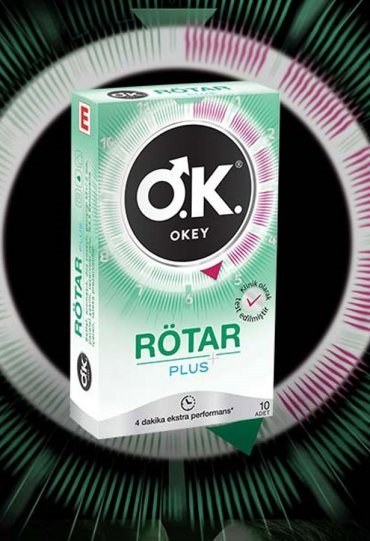 Okey Rötar Plus 10 lu Prezervatif