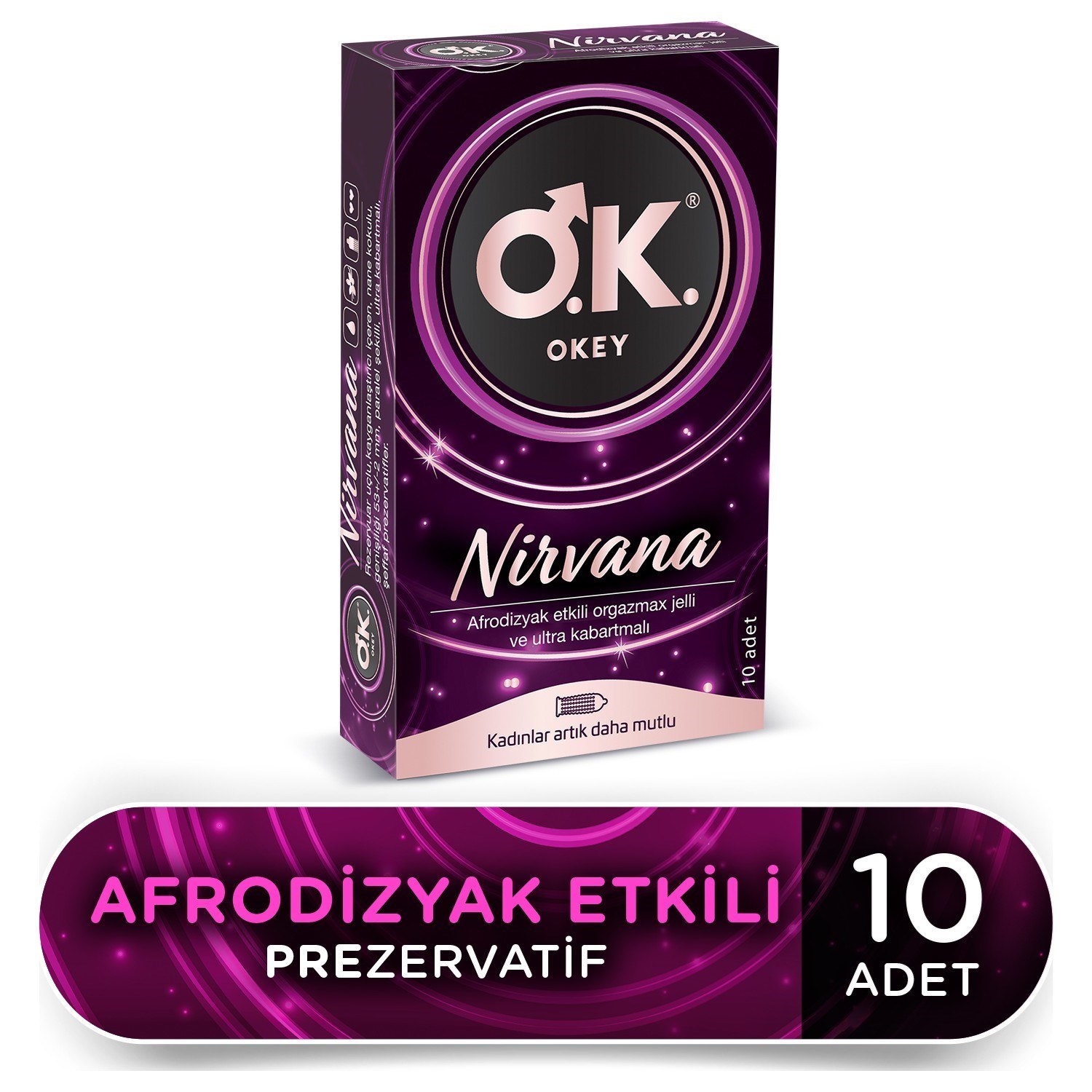 Okey Nirvana 10 Adet Prezervatif