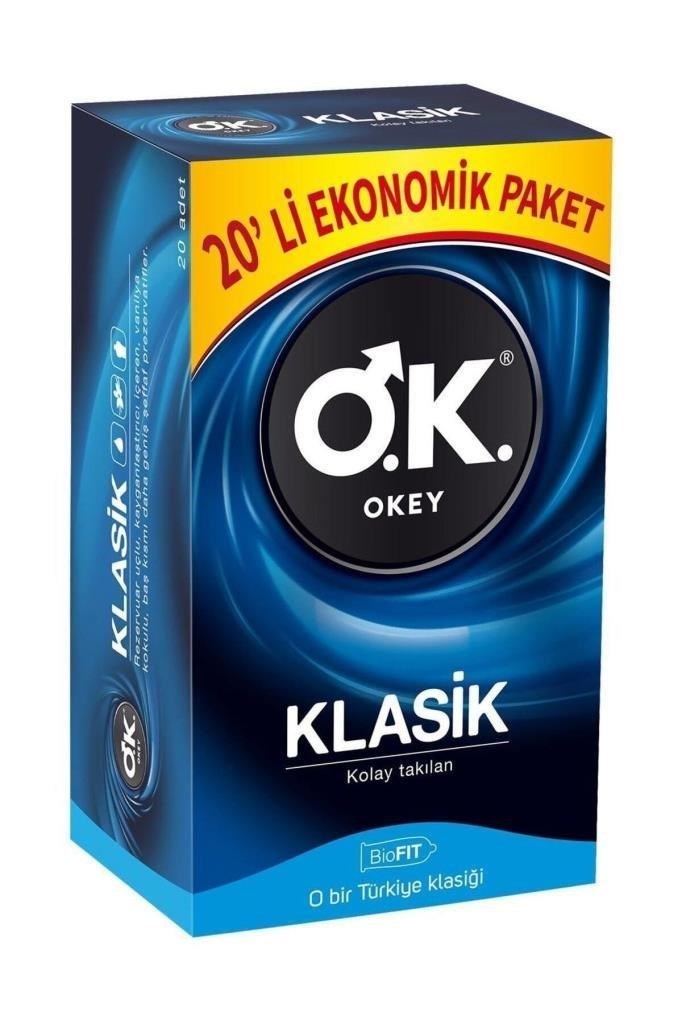 Okey Klasik 20 li Prezervatif