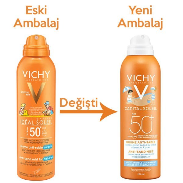 Vichy Capital Soleil 50 Faktör Çocuk Güneş Spreyi 200 ml