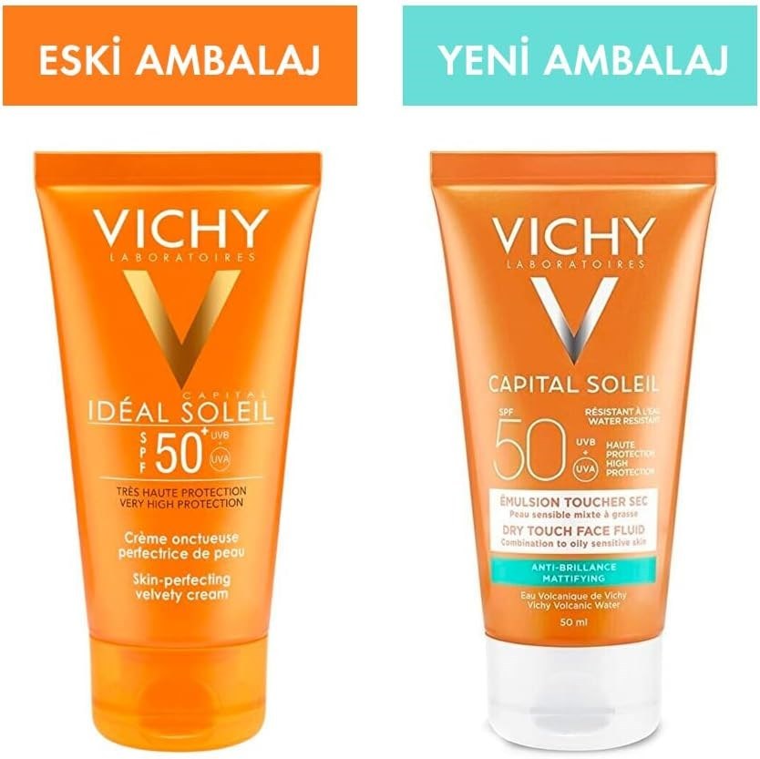 Vichy Capital Soleil Emulsion Dry Touch 50+ Faktör Güneş Kremi 50 ml