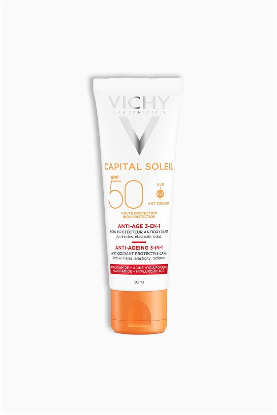 Vichy Capital Soleil 3 in 1 Yaşlanma Karşıtı 50+ Faktör Güneş Kremi 50 ml