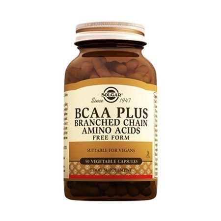 Solgar BCAA Plus Branched Chain Amino Acids 50 Kapsül