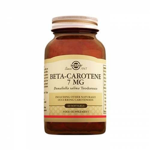 Solgar Beta Carotene 7 mg 60 Kapsül