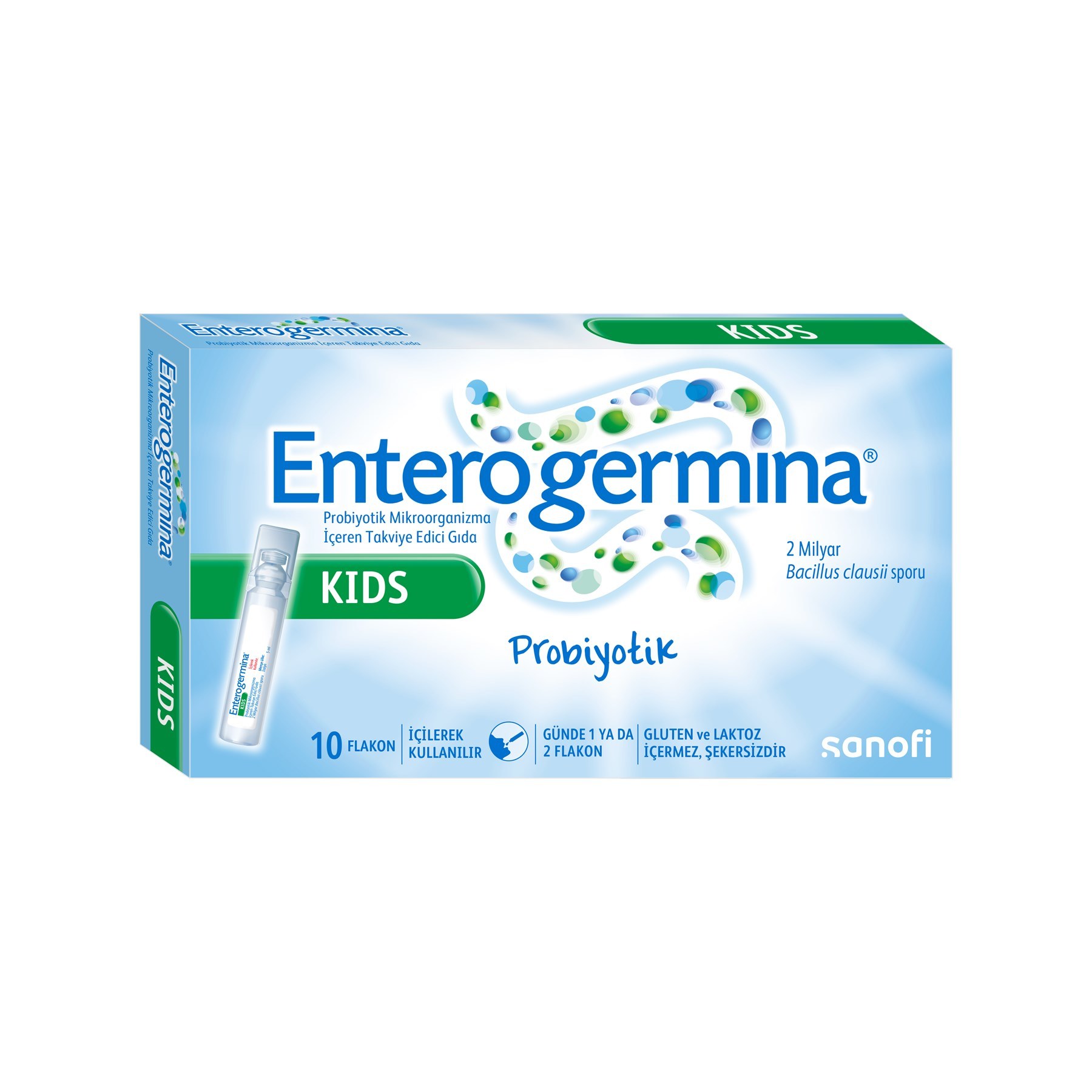 Enterogermina Çocuklar İçin 5 ml x 10 Flakon