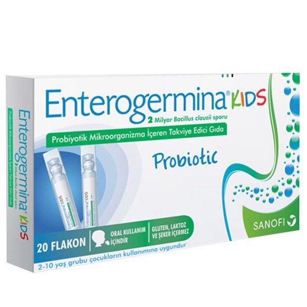 Enterogermina Çocuklar İçin 5 ml x 20 Flakon - Hikaye Kitabı Hediyeli