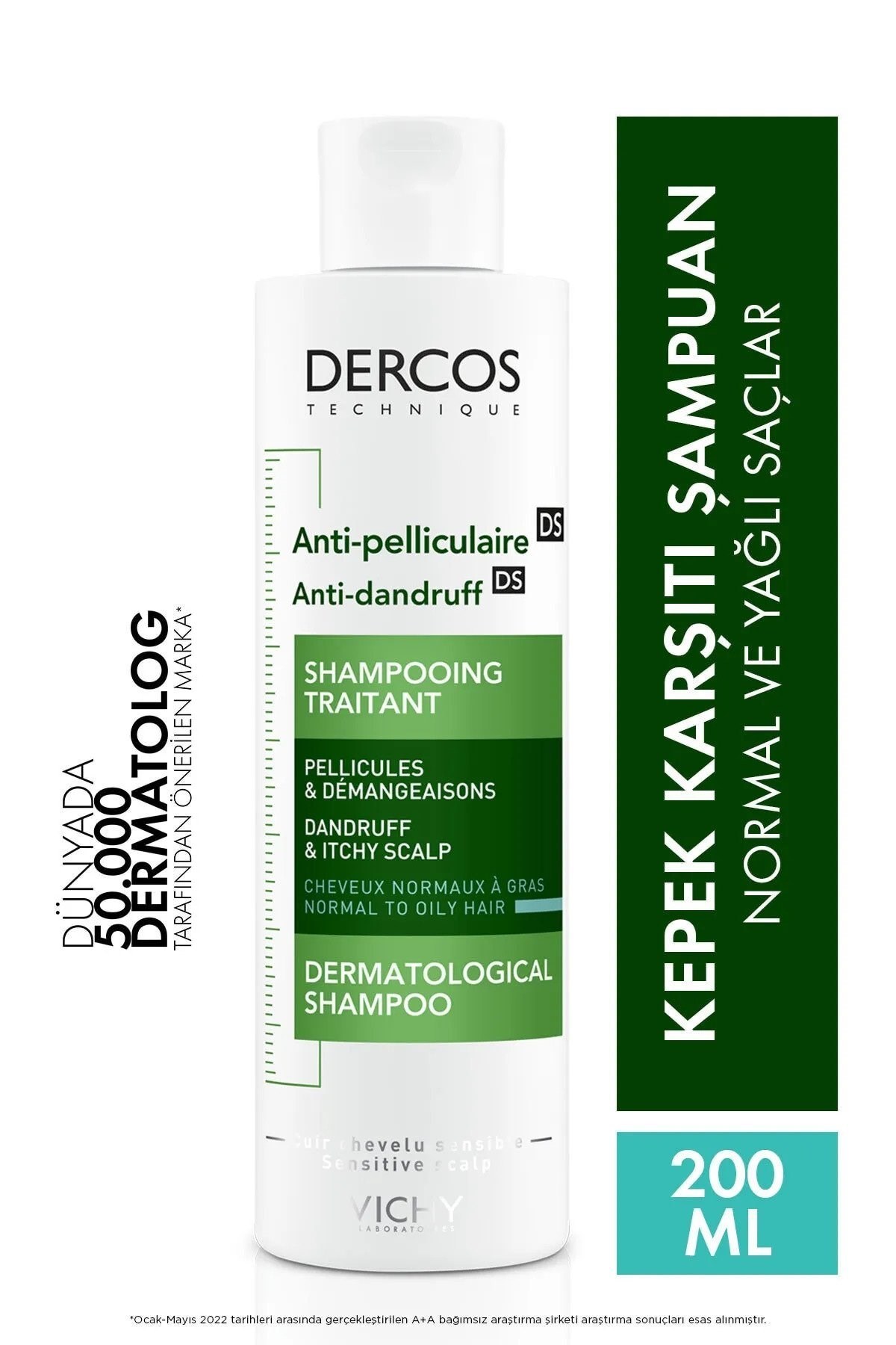 Vichy Dercos Yağlı Saç Derisi Kepek Karşıtı 200 ml Şampuan