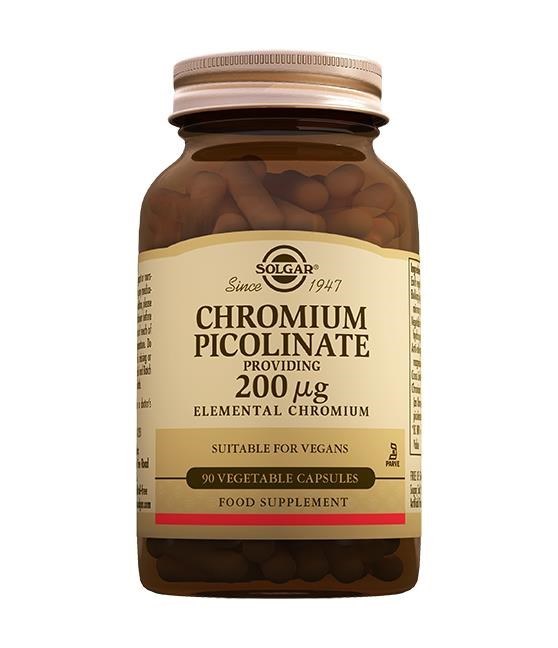 Solgar Chromium Picolinate 200 mcg 90 Kapsül