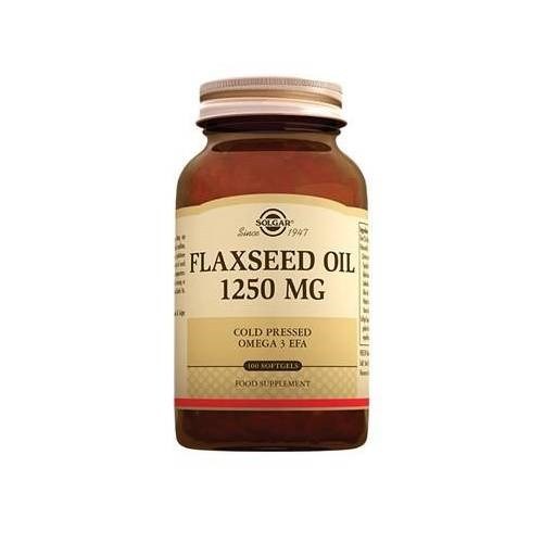 Solgar Flaxseed Oil 1250 mg 100 Softjel