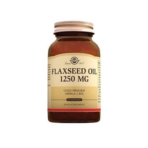 Solgar Flaxseed Oil 1250 mg 100 Softjel