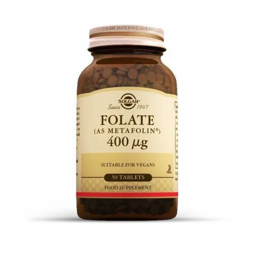 Solgar Folate As Metafolin 400 mg 50 Tablet