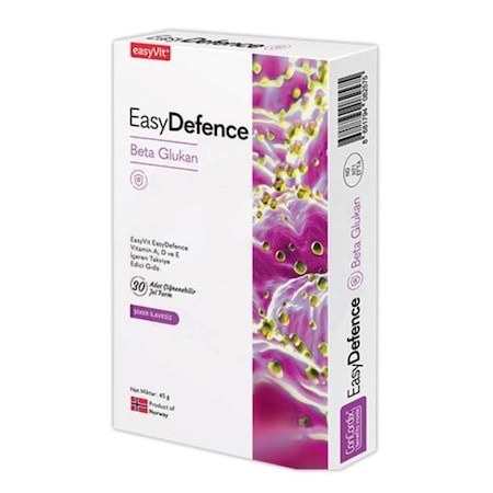Easyvit EasyDefence Beta Glukan Yetişkin 30 Çiğnenebilir Jel Form