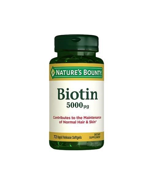 Nature's Bounty Biotin 5000 mg 72 Kapsül
