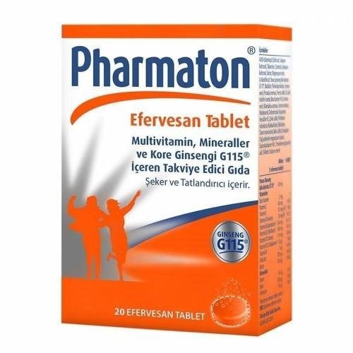 Pharmaton Efervesan 20 Tablet
