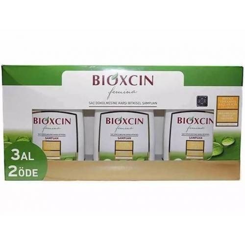 Bioxcin Femina Boyalı ve Yıpranmış Saçlar 2'si 1 Arada 300 ml 3 Al 2 Öde Şampuan