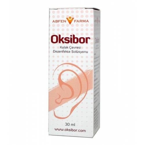 Abfen Oksibor Kulak Çevresi Dezenfekte Solüsyonu 30 ml