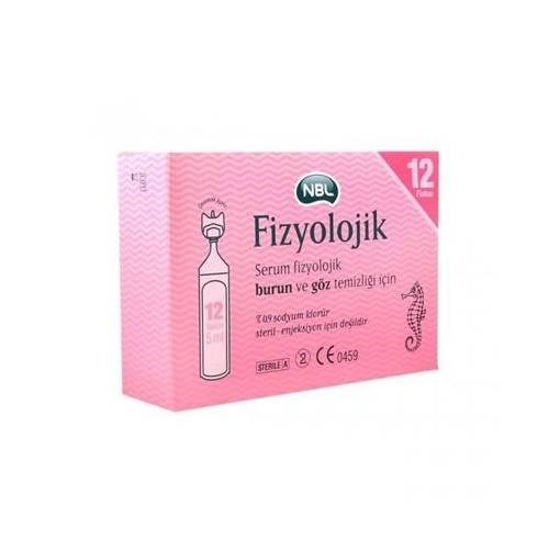 NBL Burun ve Göz Temizliği İçin 5 ml 12'li Flakon Serum Fizyolojik