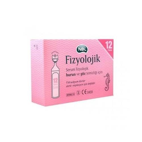 NBL Burun ve Göz Temizliği İçin 5 ml 12'li Flakon Serum Fizyolojik