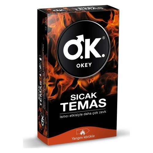 Okey Sıcak Temas 10'lu Prezervatif