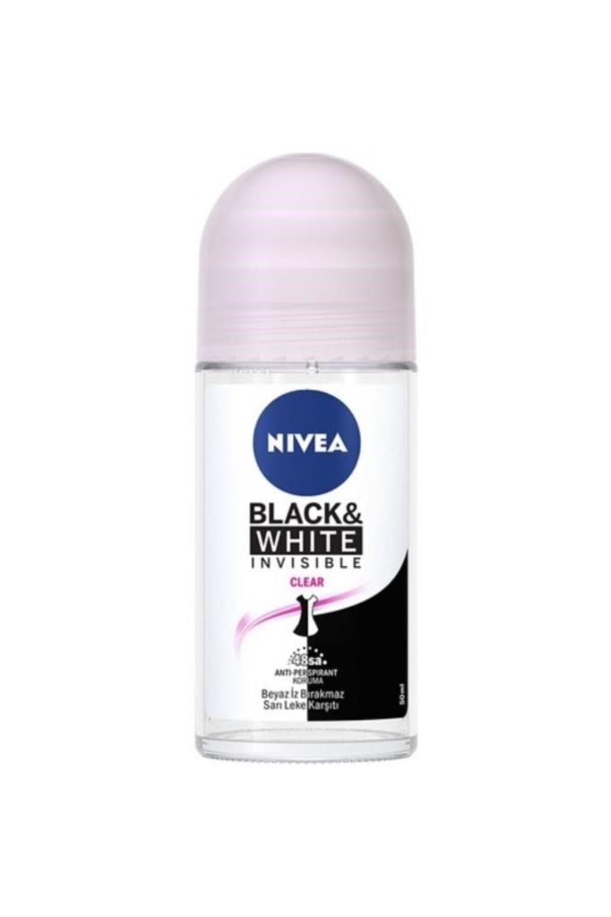 Nivea Invisible For Black & White Clear 50 ml Roll-on