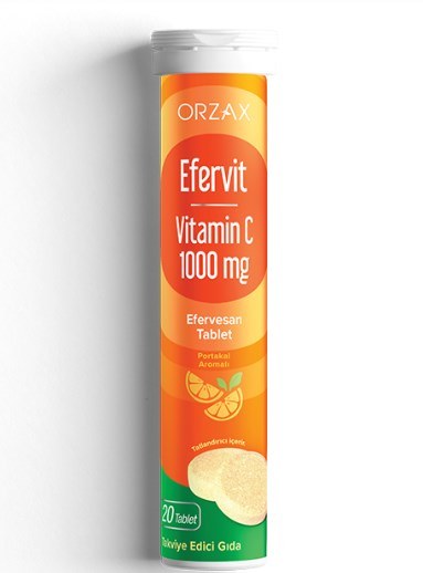 Efervit Vitamin C 1000 mg 20 Efervesan Tablet