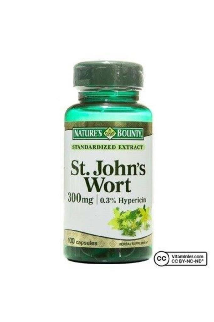 Nature's Bounty St. John's Wort 300 mg 100 Kapsül