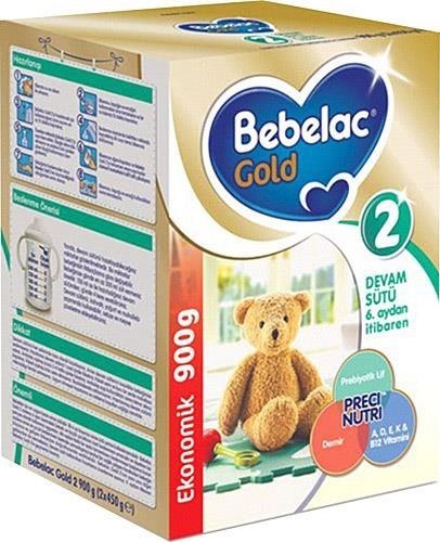 Bebelac Gold 2 Devam Sütü 900 gr ( SKT: 31.03.2023 )